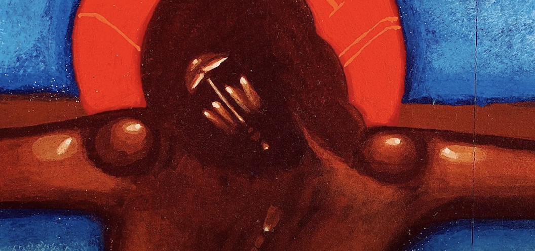 🕊️ Ikona Krzyża 1W1 – „UMIŁOWANY – Chrystus, Dawid, Człowiek”