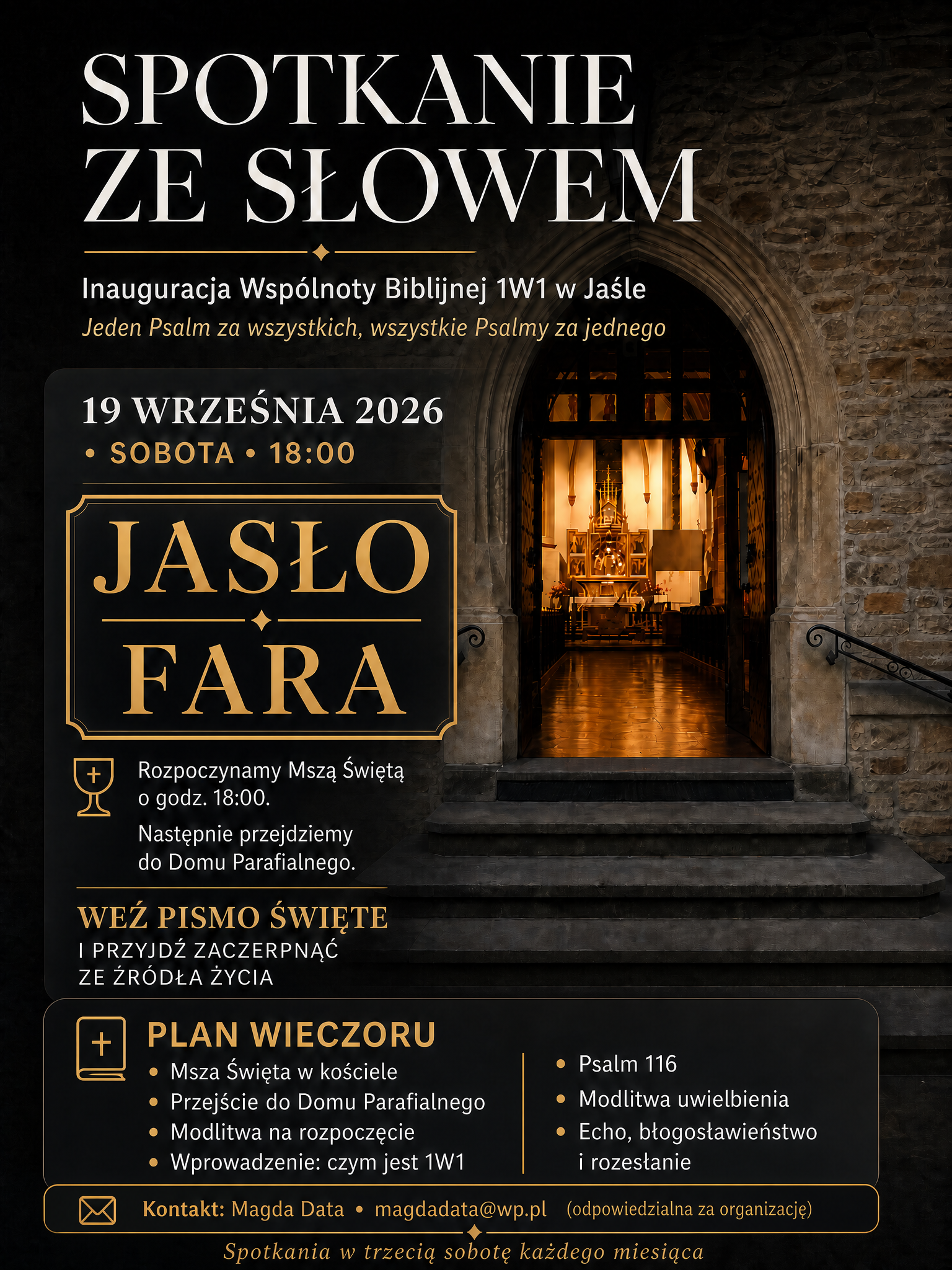 Jasło i okolice – powstaje wspólnota Biblijna 1W1